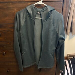 The North Face Dark Green Full-Zip Hoodie
